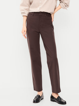 Pantalones rectos Pixie de cintura alta.