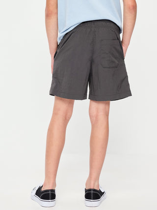 Boys' Sports Shorts with Elastic Waistband and Pockets