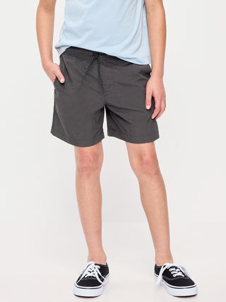 Boys' Sports Shorts with Elastic Waistband and Pockets