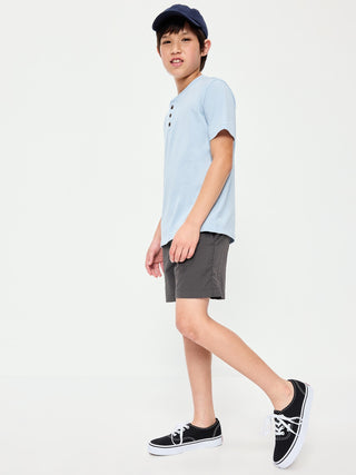 Boys' Sports Shorts with Elastic Waistband and Pockets