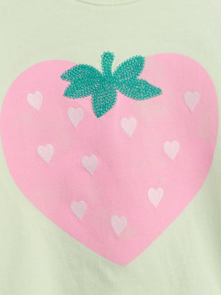 Camiseta con gráfico 3D y volantes de babyGap.