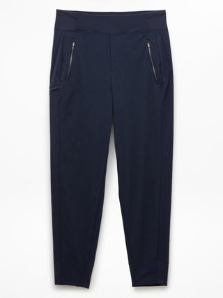 High-Waisted Sports Pants with Pockets