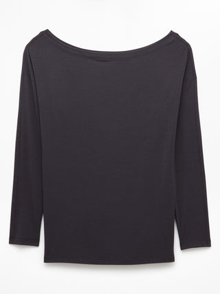 Camiseta Deportiva Manga Larga con Hombro Descubierto