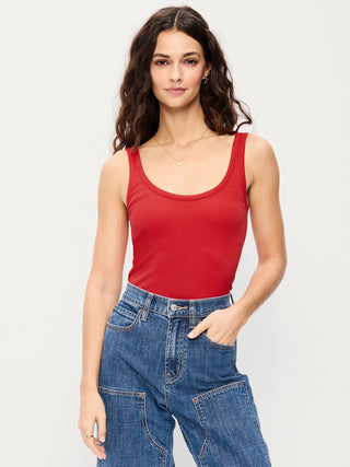 Camiseta Acanalada de Tirantes