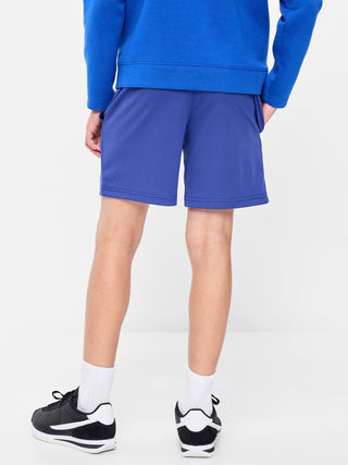 Shorts deportivos de malla para niños.