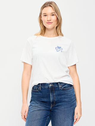 Camiseta gráfica de cuello redondo EveryWear.