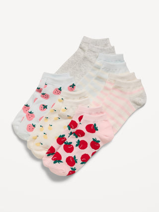 Calcetines tobilleros para niña, paquete de 6