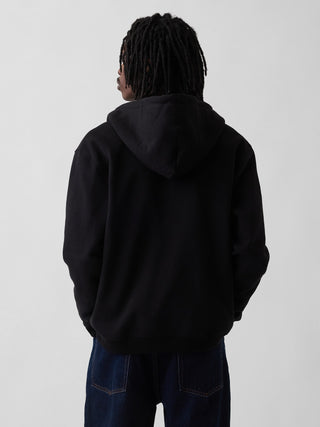 Sudadera con capucha y cremallera VintageSoft de corte relajado para adulto.