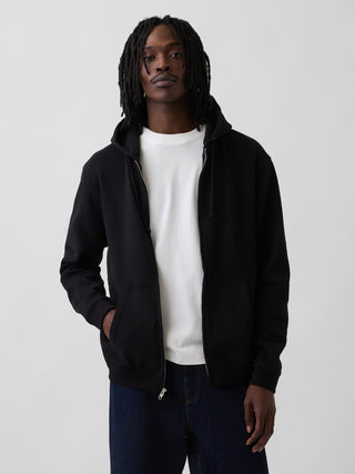 Sudadera con capucha y cremallera VintageSoft de corte relajado para adulto.