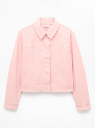 Chaqueta Corta con Bolsillos Delanteros