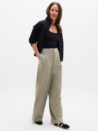 Pantalón Talle Alto con Bolsillos