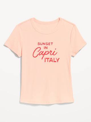 Camiseta Manga Corta con Gráfico