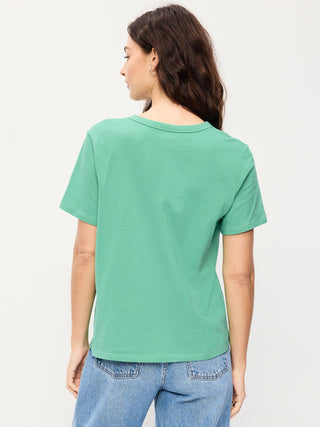 Camiseta Manga Corta de Algodón