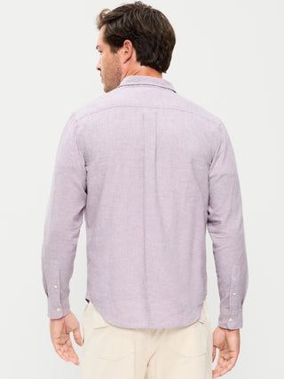 Camisa Manga Larga con Detalle Bolsillo