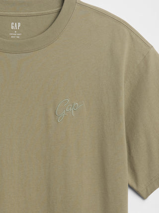 Camiseta vintage suave con logo de Gap.