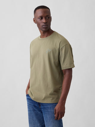 Camiseta vintage suave con logo de Gap.