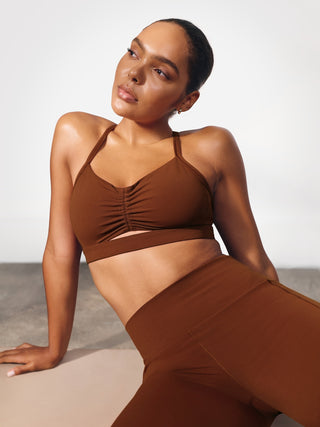 Sujetador Deportivo con Detalle Espalda Cruzada