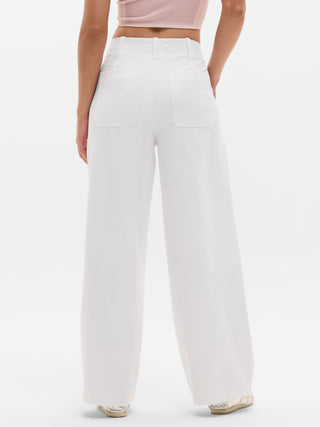 Pantalón ancho de tiro alto Skyline.