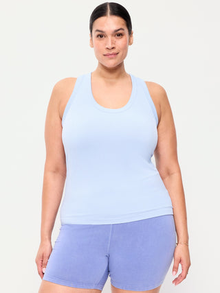 Fitted Sleeveless Sports T-Shirt