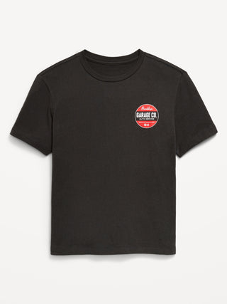 Camiseta gráfica de manga corta para niño.