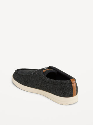Knit Deck Loafers for Men.