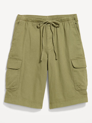 Bermudas cargo de talle medio.