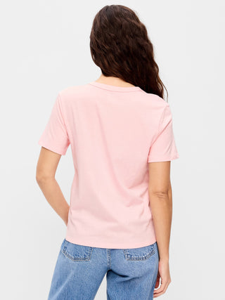 Camiseta Manga Corta de Algodón