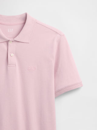 Pique Polo Shirt with Logo
