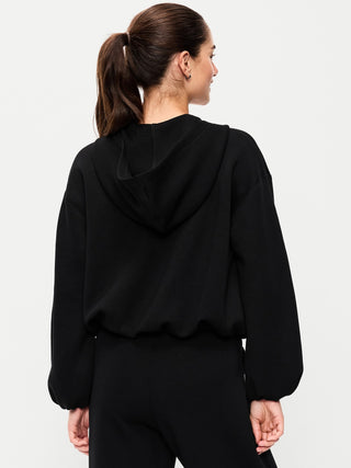 Sudadera Oversized con Dobladillo Abullonado, Mujer