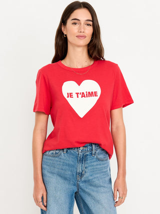 Camiseta Manga Corta con Detalle Gráfico