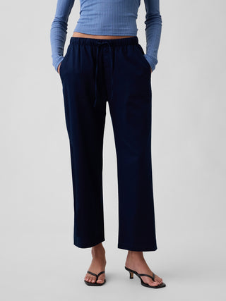 Mid Rise Easy Twill Pants.