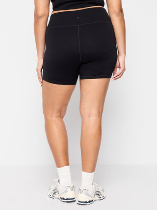 Shorts ciclistas StudioSmooth de talle alto, entrepierna de 6 pulgadas.