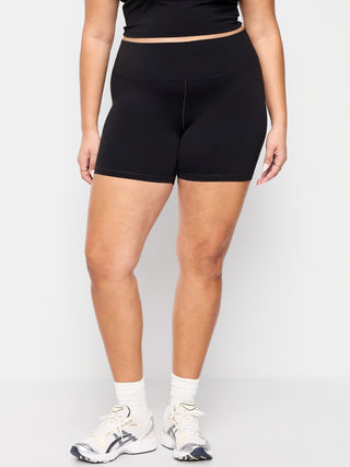 Shorts ciclistas StudioSmooth de talle alto, entrepierna de 6 pulgadas.