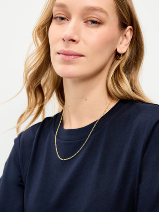 Vestido Manga Corta de Algodón