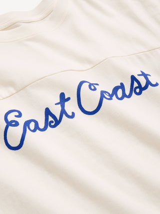 Camiseta Oversize Manga Corta con Detalle Rayas