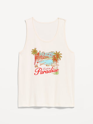 Camiseta sin mangas con gráfico relajado.