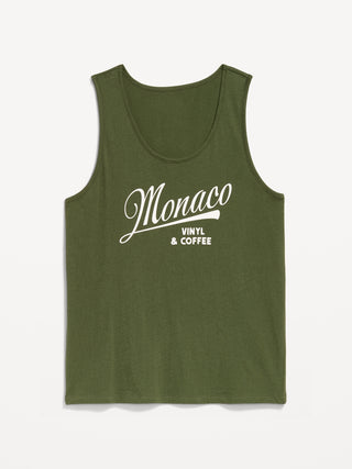 Camiseta sin mangas con gráfico relajado.