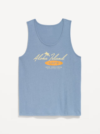 Camiseta sin mangas con gráfico relajado.