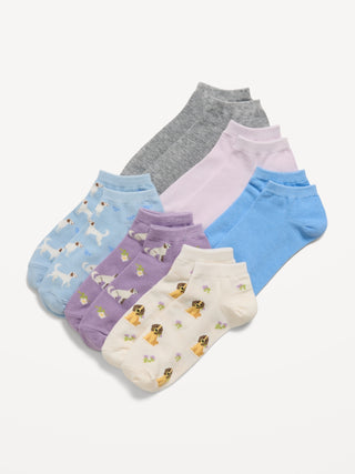Calcetines tobilleros para niña, paquete de 6