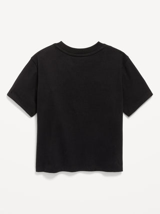 Oversized Short-Sleeve Heavyweight T-Shirt for Toddler Boys.