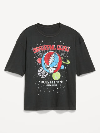 Camiseta corta con gráfico de cultura pop con licencia.