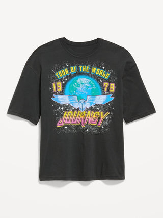 Camiseta corta con gráfico de cultura pop con licencia.
