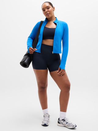 Pantalón corto Elation de talle ultra alto de 5".