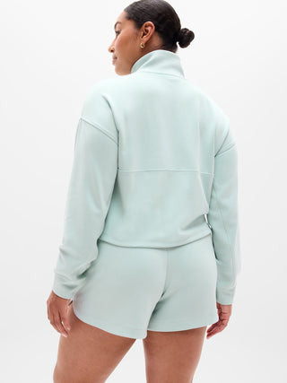 Sudadera Cuello Alto con Media Cremallera