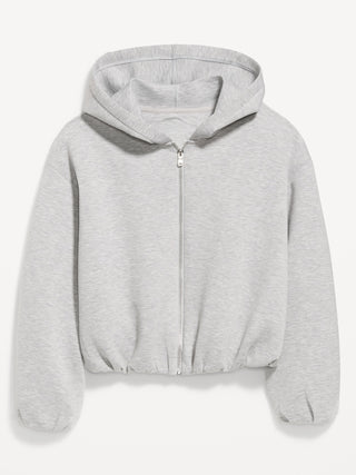 Sudadera Oversized con Dobladillo Abullonado, Mujer