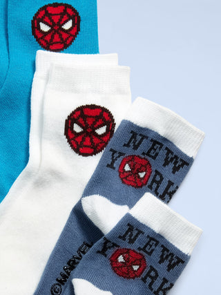Calcetines unisex Old Navy x Marvel Spider-Man, paquete de 3 para niños pequeños y bebés.