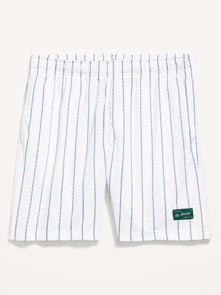 Pantalones Cortos Holgados De Malla, Entrepierna De 6 Pulgadas.
