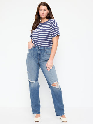 Jeans holgados de tiro alto OG.