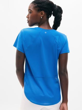 Camiseta Deportiva Cuello Redondo Detalle Malla