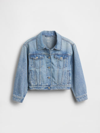 Chaqueta Vaquera Con Icono Para Niños.